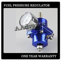 
UNIVERSAL ADJUSTABLE FUEL PRESSURE REGULATOR KIT WITH GAUGE 1-140 PSI
