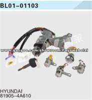 HYUNDAI KEY SET/IGNITION SWITCH 81905-4A610