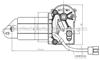 12V Wiper Motor Specification DC Wiper Motor Torque For Loader