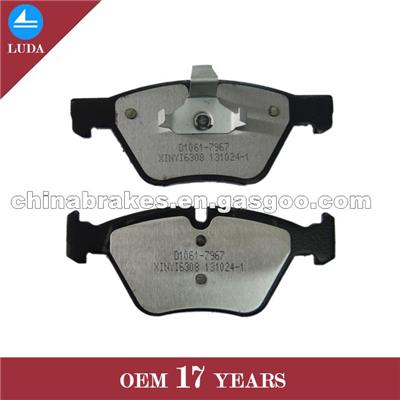 Ceramic Semi-Metallic Low-Metallic NAO Brake Pad D1061