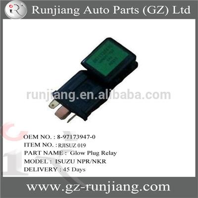 24V reply / Glow plug relay oem: 8-97173947-0 for Isuzu trucks spare part