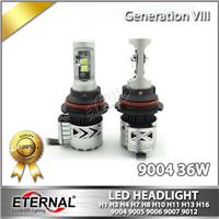 
H1 H4 H7 H11 LED headlight kit auto led bulb 12V 24V car automotive offroad truck trailer replacement kit

