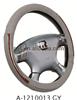 Genuine leather auto steering wheel cover