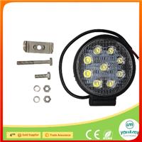 4 Inch 27W LED Work Light for Indicators Motorcycle Driving Offroad Boat Car Tractor Truck