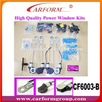 Car Auto Universal power kit 2-Doors or 4 doors Electric Power Window Kits with Switches and Harness