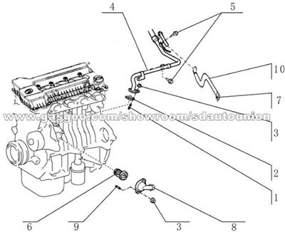 Chinese Auto Spare Parts For Lf6430 (X60) Thermostat