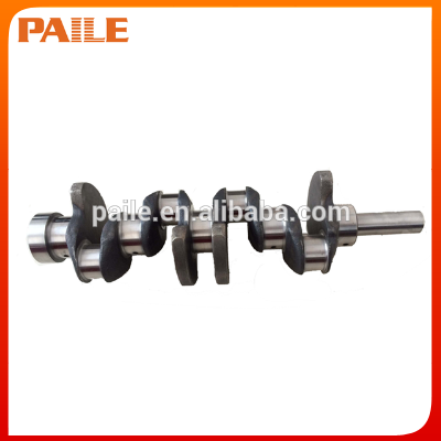 Forged steel and ductile cast iron crankshaft for diesel engine model MITSUBISHI 4D34 ME013668