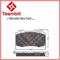 
Mercedes Auto Parts Brake Pad Disc for 0034204220
