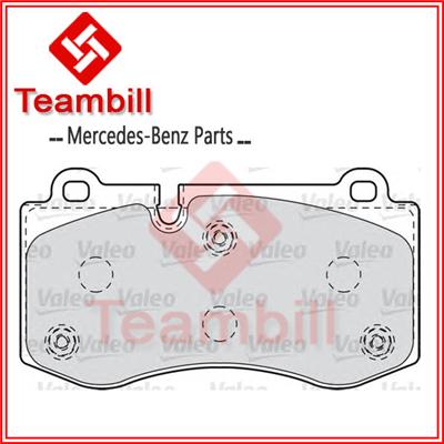 China Ceramic Brake Pad Price for Mercedes Spare Auto Parts 0044206220