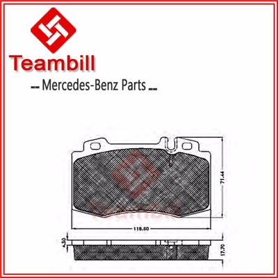 Mercedes Auto Parts Brake Pad Disc for 0034204220