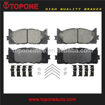 D1293 ISO Car Brake Pads For TOYOTA CAMRY OE: 0446506100 0446506070