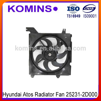 25231-2d000 25386-2d000 Radiator cooling fan with blade assembly for Hyundai Atos Elantra