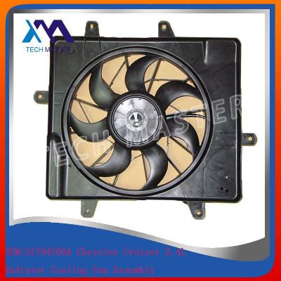 Hot Sale Auto Engine Radiator Cooling Fan Assembly for Chrysler PT Cruiser 2.4L OEM:5179470AA 06-10