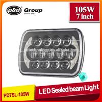 China Wholesale DRL 105W 5x7 led lights,5x7 halo headlights for car Auto ,Motorcycle H6054 H5054 H6054LL 69822 6052 6053