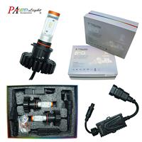 
PA Taiwan Automobile Headlight Fog light Bulb 9005 9006 H10 ZES 80W Car LED Head light Kit
