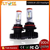 High power 160W 12000LM LED 9004 9007 H4 H13 car headlight manufacturer