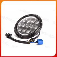 New 7 inch 105W 5500lumen round high low jeep wrangler LED headlight with turning function