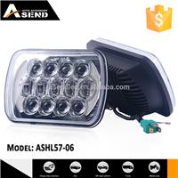 
Led Lighting 6x7 105W LEDs Clear for Jeep Cherokee XJ Headlight high low beam rectangle
