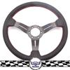 13inch 330mm perforated leather steering wheel , JDM deep dish auto racing drift steering wheel