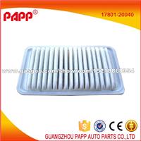 Car Air Filter 17801-20040 For Toyota Highlander