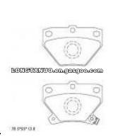 Auto Parts Brake Pads KD2720 For Toyota / Lexus