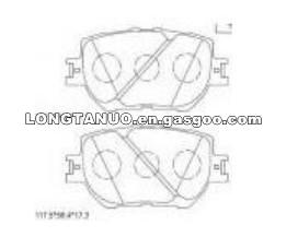 Auto Parts Brake Pads KD2506