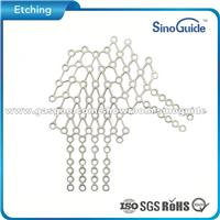 Precision Etching Photo Etched Parts Etched Titanium Facial Reconstruction Mesh