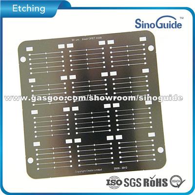 Iso 9001 Quality Control Etched Parts Evaporation Mask