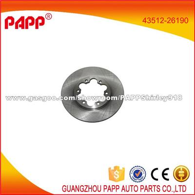 Hot Sale For Toyota Hiace Auto Parts High Quality Brake Disc 43512-26190