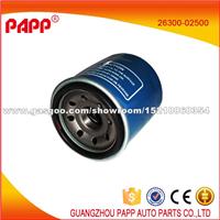Good Quality Oil Filter For Hyundai Elantra 26300-02500