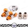Oil Filter Thermostat Universal AN10 Oil Cooler Sandwich Thread Plate Adapter Kit