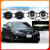 fog light for toyota Camry Corolla Prius Avensis auto fog light quality led fog lightled car drl with E-mark
