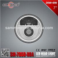 
7 Inch Round LED Head Light Work Light with cree chip fog light
