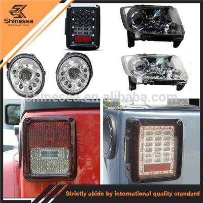 headlights for jeep wrangler Head Lamp Assembly 55078149AA/L / 55078148AA/R for Jeep Wrangler JK / JK