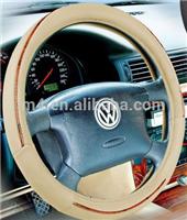 
Artificial leather steering wheel cover
