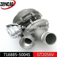 
Aftermarket GT2056V turbine gt2056v turbo 454135-5004S for A4,A6,A8 engine
