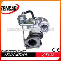 China Toyota Ct12b Turbocharger for Toyota Land Cruiser Td with 1kz-te Engine Turbocharger 17201-67040