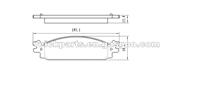 Lincoln MKS Lincoln MKT Brake Pad Ford Flex Ford Taurus 10-11 Brake Pad D1376 8487-D1376