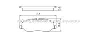 Land Rover Range Rover HSE Sport 06-09 Brake Pad Land Rover Range Rover HSE 06-09 Brake Pad Land Rover LR3 Brake Pad D1098 8202-D1098 D1098-8202