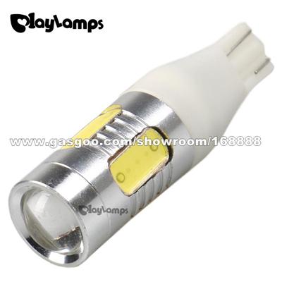 T15 W16W Light Bulbs Car Reverse Parking Light 7.5W 5COB Leds Lamp With Lens High Power Xenon White Brake Lamp For DC 12V