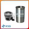 European truck engine parts piston and cylinder liner kit