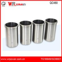 
Diesel engine spare parts cylinder liner sleeve QC480
