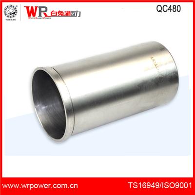 Diesel engine spare parts cylinder liner sleeve QC480 for forton