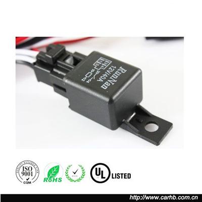 12 VOLT 30/40A SPDT RELAY / SOCKET WIRE HARNESS Wiring Cable Assembly