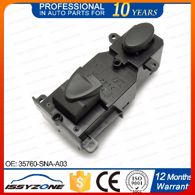 Auto Car Main Electric Power Window Switch For Honda/Civic 2006-2011 35760-SNA-A03 IWSHD015