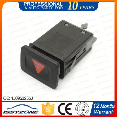 Hot sales For VW JETTA GOLF Hazard warning switch 1J0953235J IELHSVW001