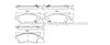 Chevrolet Cruze Brake Pad Chevrolet Sonic Brake Pad D1522 8730-D1522