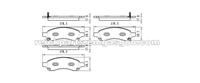 Truck Brake Pad D1169 D1169-8282 D1169-8410 For Chevrolet Trailblazer