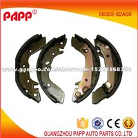 Types Of Brake Shoe 58305-02A00 For Hyundai Atos