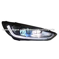 Stripe LED Type Projector Lens 2016 FordFocus LED Headlight